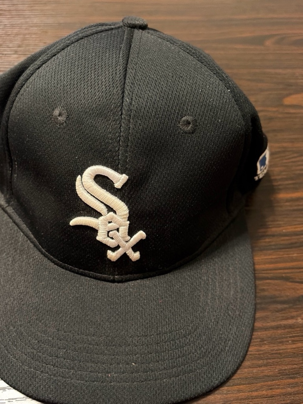 MLB Chicago White Sox Black Cap with White Logo